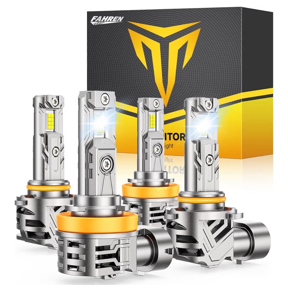 FAHREN H11 9005 Light bulbs combo plug & play NEW